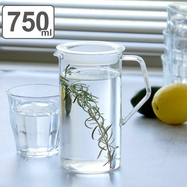 KINTO  750ml Heat-Resistant Glass Water Jug Microwave Dishwasher Safe