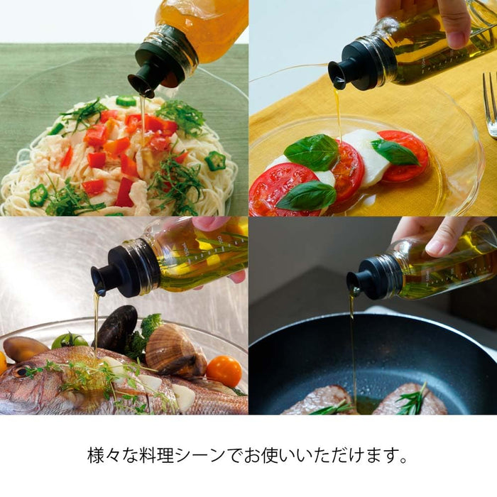 Hario Dressing Bottle Slim 150ml Black Safe for Boiling Water Usage-Kiichin - The #1 Place for Japanese Goods in Your Hand!