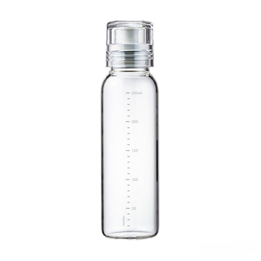Hario Dressing Bottle Slim 250ml Pale Gray Boiling Water Safe DBSN-250-PGR-Kiichin - The #1 Place for Japanese Goods in Your Hand!