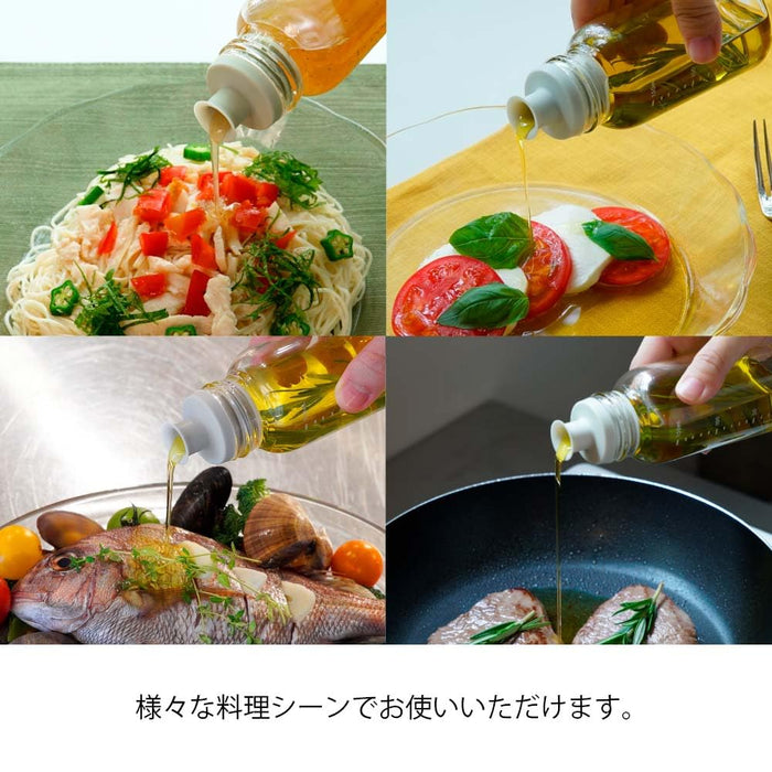 Hario Dressing Bottle Slim 250ml Pale Gray Boiling Water Safe DBSN-250-PGR-Kiichin - The #1 Place for Japanese Goods in Your Hand!