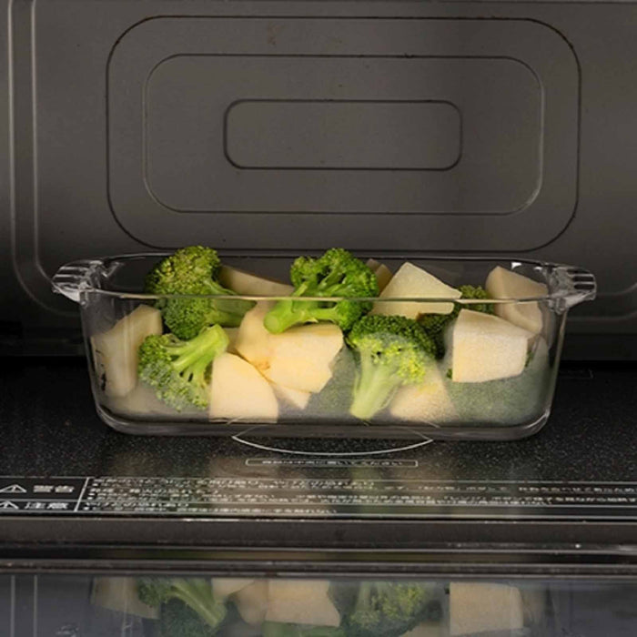 Hario Heat-Resistant Glass Gratin Dish 850ml Pound Cake Mold Japan Made-Kiichin - The #1 Place for Japanese Goods in Your Hand!