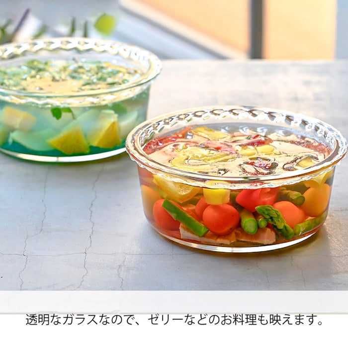 Hario Heat Resistant Glass Cake Mold 1000mL Clear Gratin Dish Made in Japan-Kiichin - The #1 Place for Japanese Goods in Your Hand!