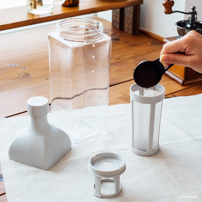 Hario Kirk Cold Brew Coffee Bottle 1000Ml Pale Gray Made in Japan