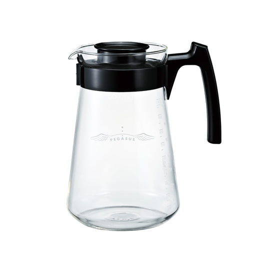 Hario Pegasus Server 1000mL Microwave Safe 2-8 Cups Black Japan Made-Kiichin - The #1 Place for Japanese Goods in Your Hand!