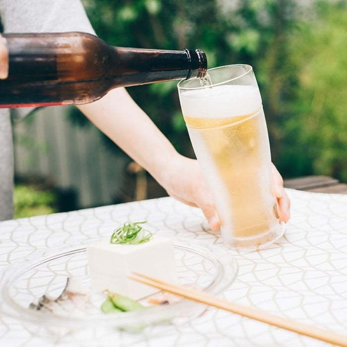 Hario Twin Beer Glass 380ml Heat-Resistant Dishwasher Safe Made in Japan-Kiichin - The #1 Place for Japanese Goods in Your Hand!