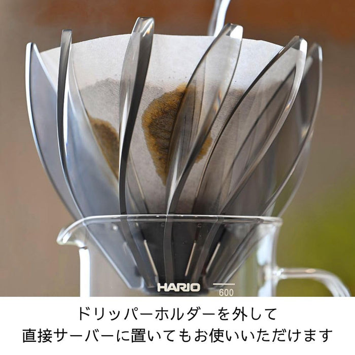 Hario V60 Suiren 02 Black Dripper 1-4 Cups Hand Drip Coffee Maker