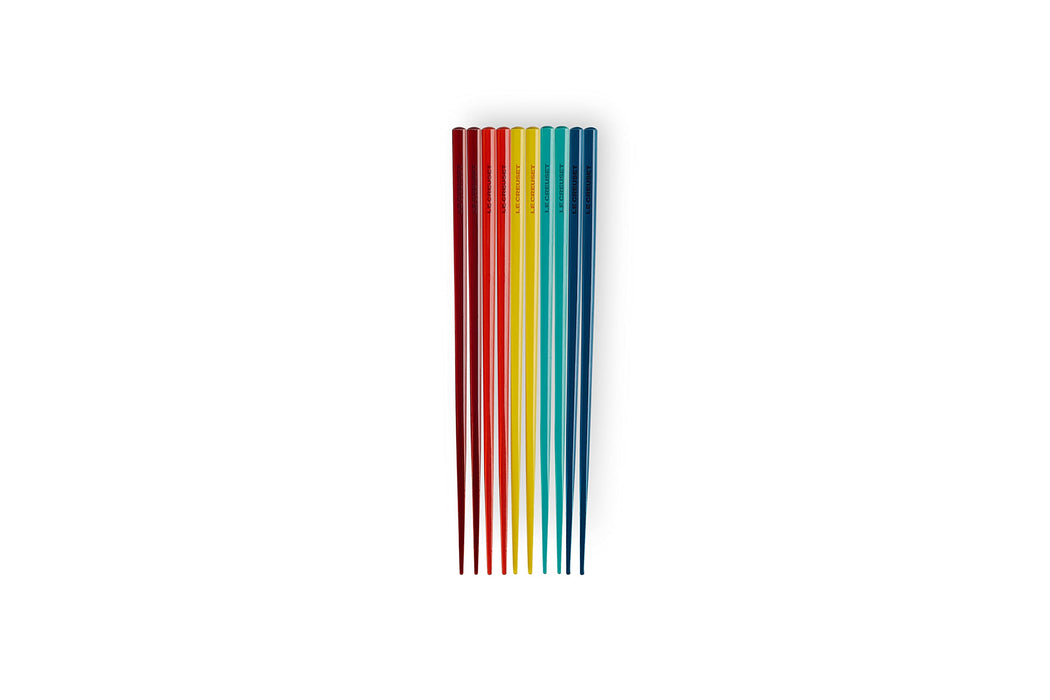 Le Creuset 5-Zen Rainbow Chopsticks Set Made in Japan Official Product-Kiichin - The #1 Place for Japanese Goods in Your Hand!