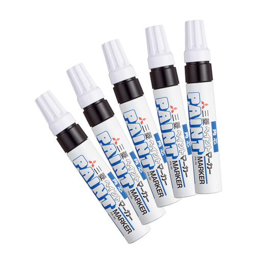 Mitsubishi Pencil Bold Black Paint Marker Pack of 5 Px30.24-Kiichin - The #1 Place for Japanese Goods in Your Hand!