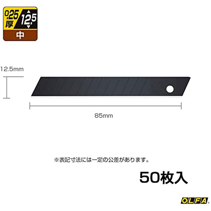 Olfa Special Medium Black Blade Spare - 50 Pieces Mbb50K-Kiichin - The #1 Place for Japanese Goods in Your Hand!