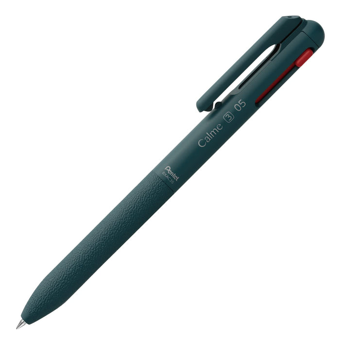 Pentel Calme 3-Color 0.5mm Ballpoint Pen in Turquoise Blue-Kiichin - The #1 Place for Japanese Goods in Your Hand!