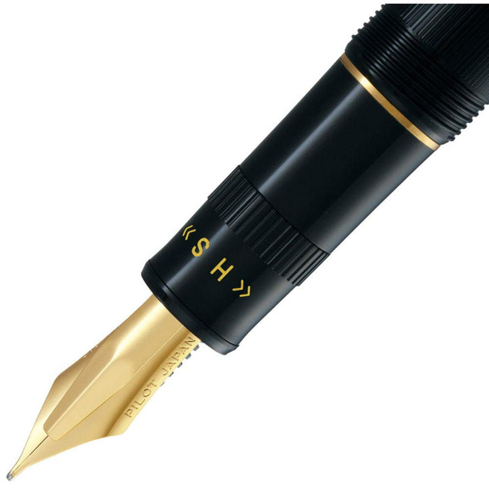 Pilot Justus 95 Medium Point Fountain Pen Net Black - FJ-3MR-NB-M-Kiichin - The #1 Place for Japanese Goods in Your Hand!