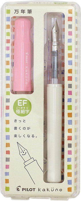 Pilot Kakuno EF Soft Pink Fountain Pen - Smooth Writing Instrument by Pilot-Kiichin - The #1 Place for Japanese Goods in Your Hand!