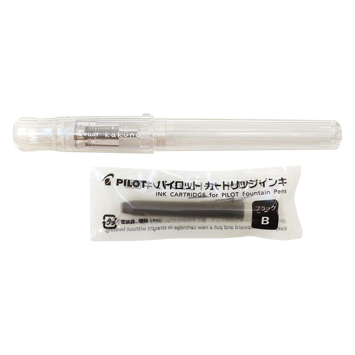 Pilot Kakuno Transparent Fountain Pen with Extra Fine Nib (EF)-Kiichin - The #1 Place for Japanese Goods in Your Hand!