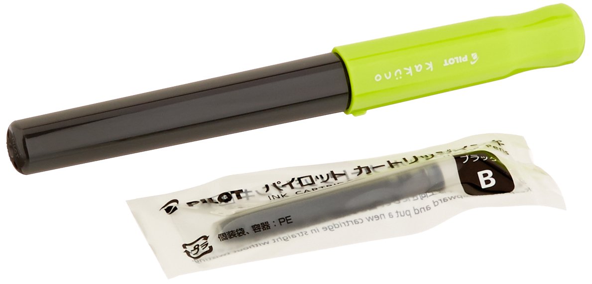 Pilot Kakuno F Light Green Fountain Pen - Premium High-Quality Writing Instrument-Kiichin - The #1 Place for Japanese Goods in Your Hand!