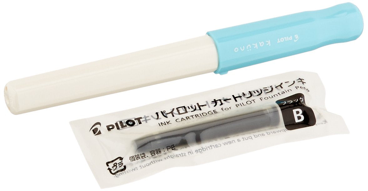 Pilot Kakuno F Soft Blue Fountain Pen FKA1SRS-LF by Pilot-Kiichin - The #1 Place for Japanese Goods in Your Hand!