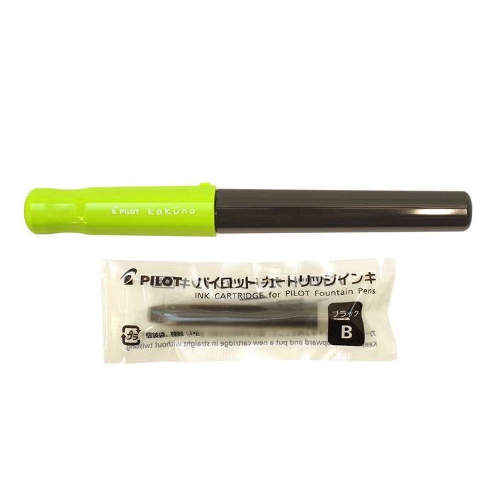 Pilot Kakuno M Light Green Fountain Pen - FKA1SRLGM Model by Pilot-Kiichin - The #1 Place for Japanese Goods in Your Hand!