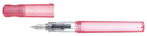 Pilot Kakuno M Red Fountain Pen - Elegant Pilot Writing Instrument-Kiichin - The #1 Place for Japanese Goods in Your Hand!