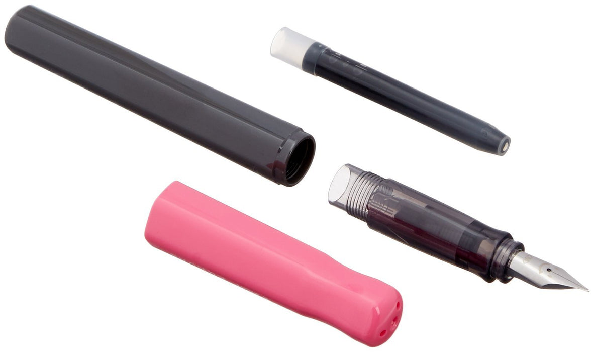 Pilot Kakuno M Pink Fountain Pen - High-Quality and Durable Writing Instrument-Kiichin - The #1 Place for Japanese Goods in Your Hand!