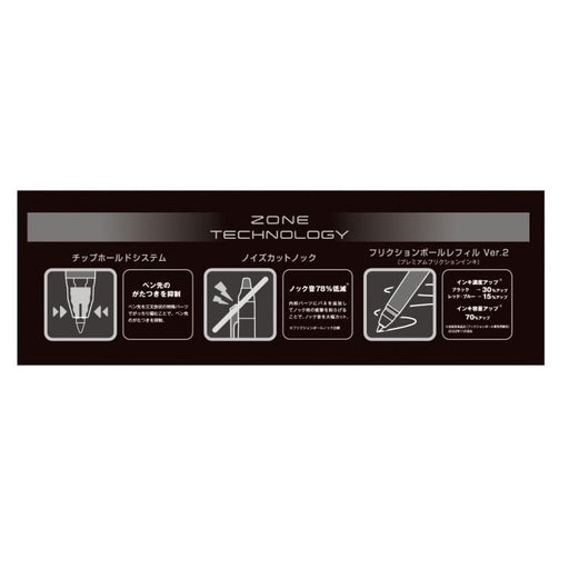 Pilot LFBKZ-50F-MNV Friction Ball Knock Zone 0.7mm Pen in Midnight Navy-Kiichin - The #1 Place for Japanese Goods in Your Hand!