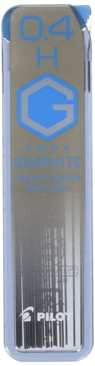 Pilot Neox Graphite 0.4mm H Mechanical Pencil Lead 30 Pieces Pack-Kiichin - The #1 Place for Japanese Goods in Your Hand!
