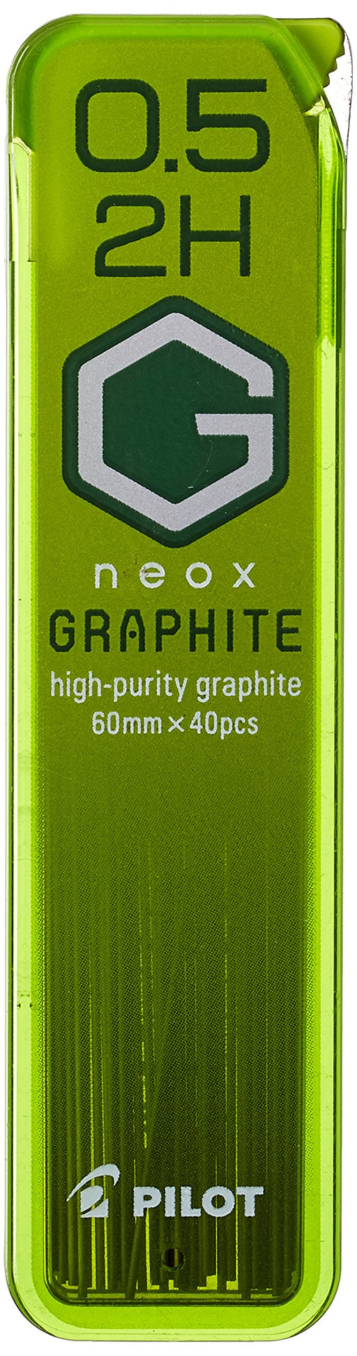 Pilot Neox Graphite 0.5mm 2H Mechanical Pencil Lead 40 Pieces-Kiichin - The #1 Place for Japanese Goods in Your Hand!