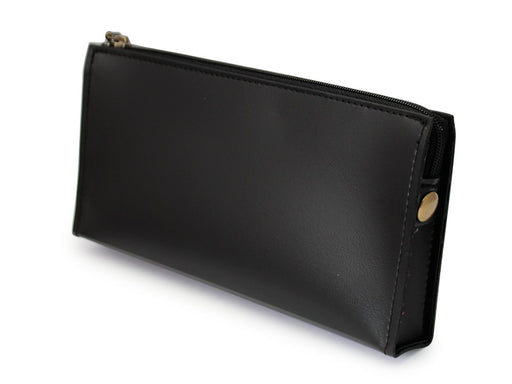 Pilot Large Black Synthetic Leather Soft Pencil Case-Kiichin - The #1 Place for Japanese Goods in Your Hand!