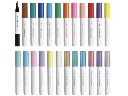 Pilot Metallic Fine Point Water-Based Juice Paint Pen Round Lead 6 Colors - Sjp120Fn-6Cm-Kiichin - The #1 Place for Japanese Goods in Your Hand!