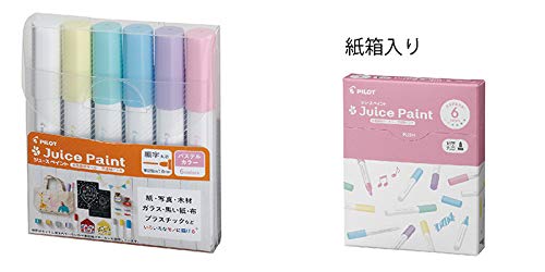 Pilot Metallic Fine Point Water-Based Juice Paint Pen Round Lead 6 Colors - Sjp120Fn-6Cm-Kiichin - The #1 Place for Japanese Goods in Your Hand!