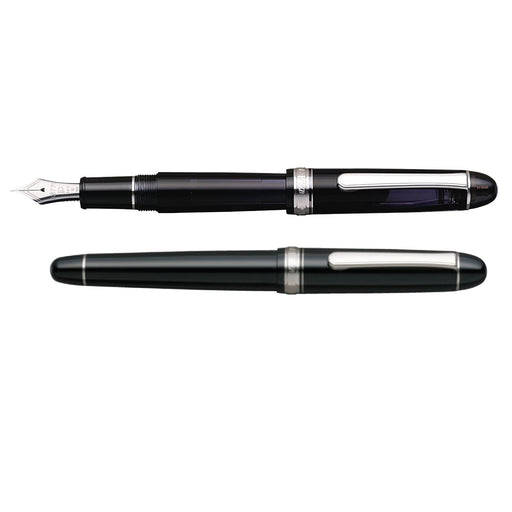 Platinum Fountain Pen Black Diamond Century #3776 Extra Fine Rhodium PNB-18000CR-Kiichin - The #1 Place for Japanese Goods in Your Hand!