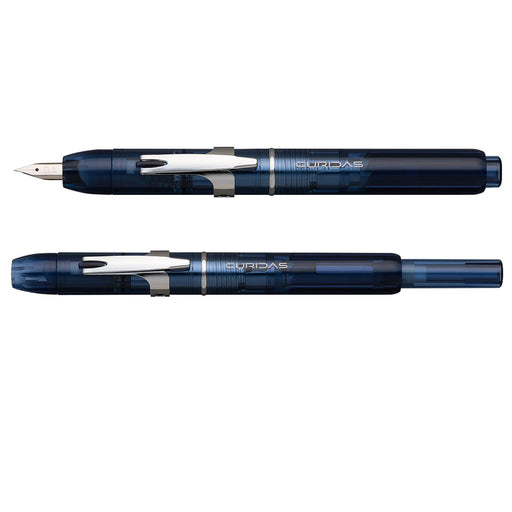 Platinum Brand Curidas Abyss Blue Extra Fine Fountain Pen PKN-7000#50-1-Kiichin - The #1 Place for Japanese Goods in Your Hand!