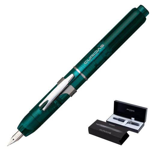Platinum Fountain Pen Curidas Urban Green Extra Fine PKN-7000#43-1 Model-Kiichin - The #1 Place for Japanese Goods in Your Hand!