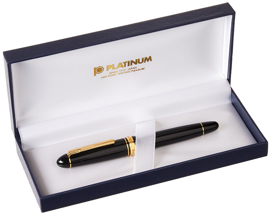 Platinum Brand President Black Fountain Pen with Extra Fine Point-Kiichin - The #1 Place for Japanese Goods in Your Hand!