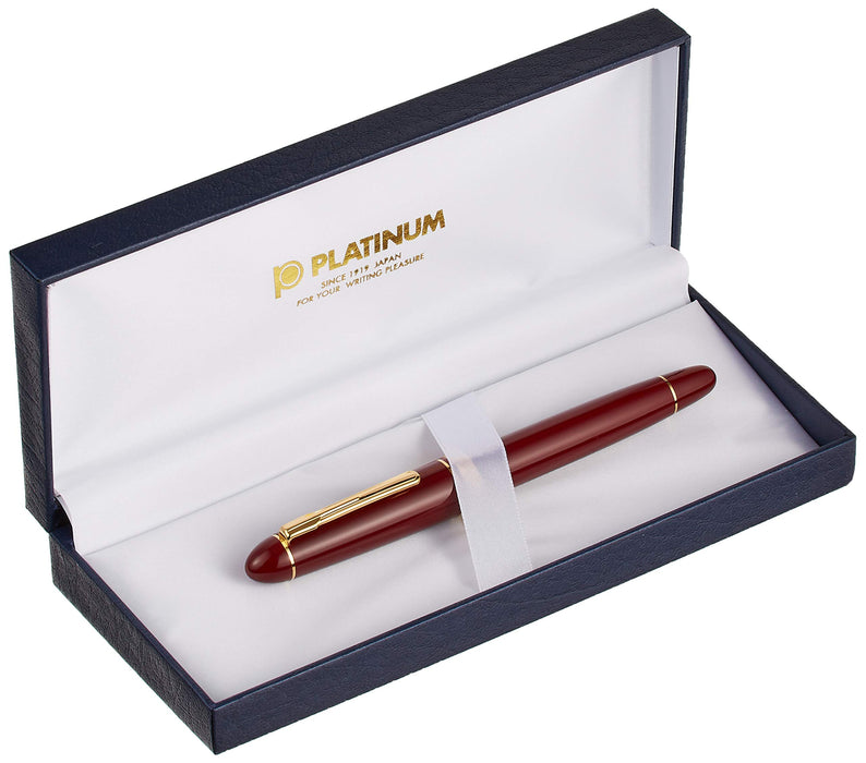 Platinum Fountain Pen President Edition - Wine Red Extra Fine PTB-20000P#10-1-Kiichin - The #1 Place for Japanese Goods in Your Hand!