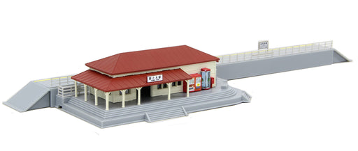 Rokuhan Z Gauge Station Building Set S047-2 in Red by Rokuhan-Kiichin - The #1 Place for Japanese Goods in Your Hand!