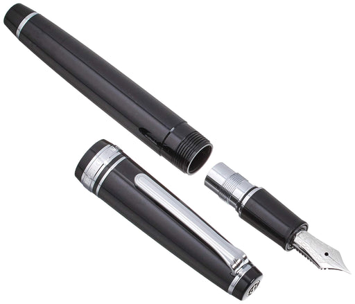 Sailor Professional Gear Slim Silver Black Fountain Pen Extra Fine 11-1222-120-Kiichin - The #1 Place for Japanese Goods in Your Hand!