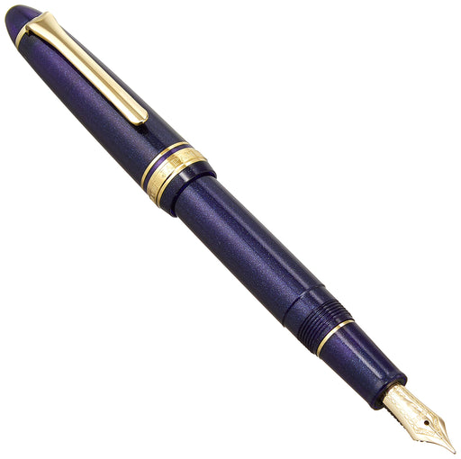 Sailor Fountain Pen Profit Shining Blue Medium Point with Light Gold Trim 11-1038-440-Kiichin - The #1 Place for Japanese Goods in Your Hand!