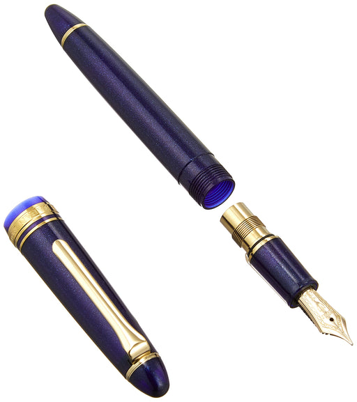Sailor Fountain Pen Profit Shining Blue Medium Point with Light Gold Trim 11-1038-440-Kiichin - The #1 Place for Japanese Goods in Your Hand!