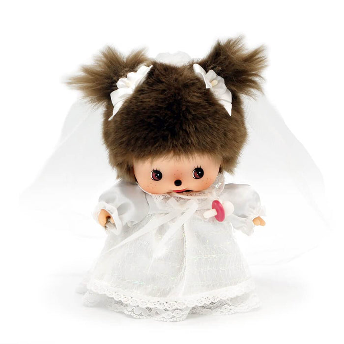 Sekiguchi Monchhichi Babychichi Wedding Set Plush Toy 16cm 234090-Kiichin - The #1 Place for Japanese Goods in Your Hand!