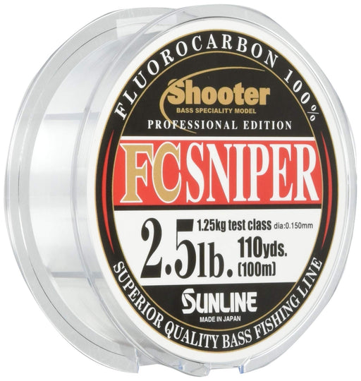 Sunline Fluorocarbon Line Shooter Sniper 100M 2Lb Natural Clear-Kiichin - The #1 Place for Japanese Goods in Your Hand!