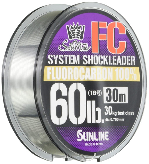 Sunline Harris Saltymate System 60Lb 30M Shock Leader FC 18#-Kiichin - The #1 Place for Japanese Goods in Your Hand!