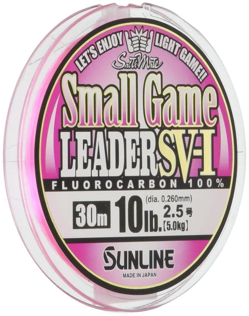 Sunline Saltymate Small Game Leader Fluorocarbon 30M 10Lb Magical Pink-Kiichin - The #1 Place for Japanese Goods in Your Hand!