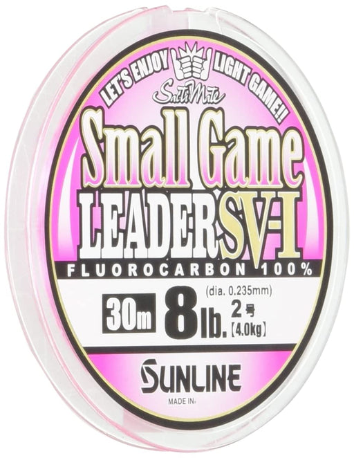 Sunline Saltymate Small Game Leader Fluorocarbon 30M No. 2 8Lb Pink-Kiichin - The #1 Place for Japanese Goods in Your Hand!