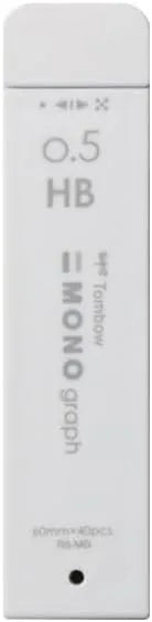 Tombow MONO Monogram MG 0.5 mm HB Gray Mechanical Pencil Lead R5-MGHB72 Vendor