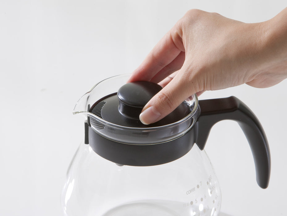 Hario Japan Coffee and Tea Server Lever 1000ml - Dishwasher and Microwave Safe-Kiichin - The #1 Place for Japanese Goods in Your Hand!