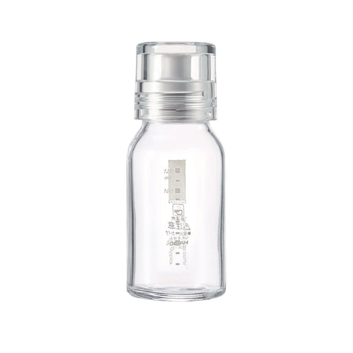 Hario Dressing Bottle Slim 120ml Boiling Water/Dishwasher Safe Pale Gray DBS-120-PGR-Kiichin - The #1 Place for Japanese Goods in Your Hand!