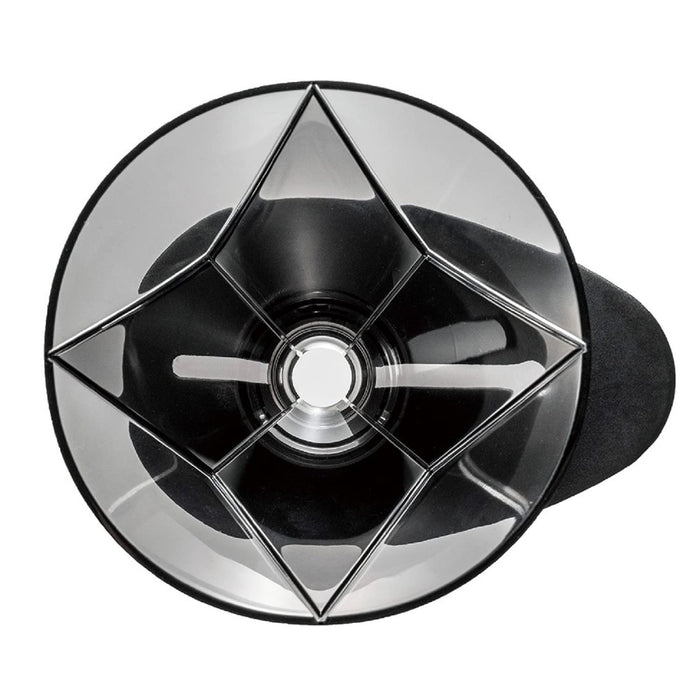 Hario VDMU-2018-TB Dripper Mugen Server Set 1-2 Cups 300ml Transp. Black Japan-Kiichin - The #1 Place for Japanese Goods in Your Hand!