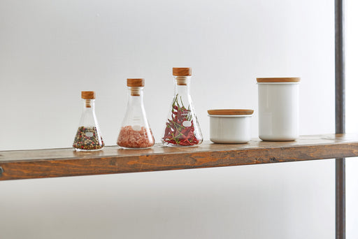 Hario Erlenmeyer Flask Stocker M Clear Sfs-M Japan - Efficient Storage Solution-Kiichin - The #1 Place for Japanese Goods in Your Hand!