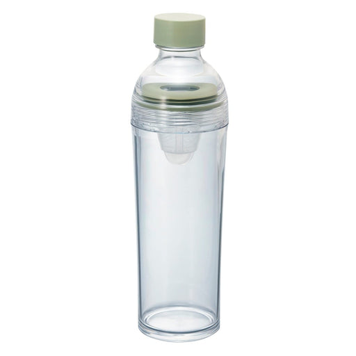 Hario Filter-In Bottle 400ml FIBP-40-SG Smoky Green Resin-Kiichin - The #1 Place for Japanese Goods in Your Hand!