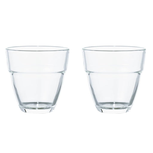 Hario Heat Resistant Stack Glass 2x260ml HSG-1624 Japan-Kiichin - The #1 Place for Japanese Goods in Your Hand!