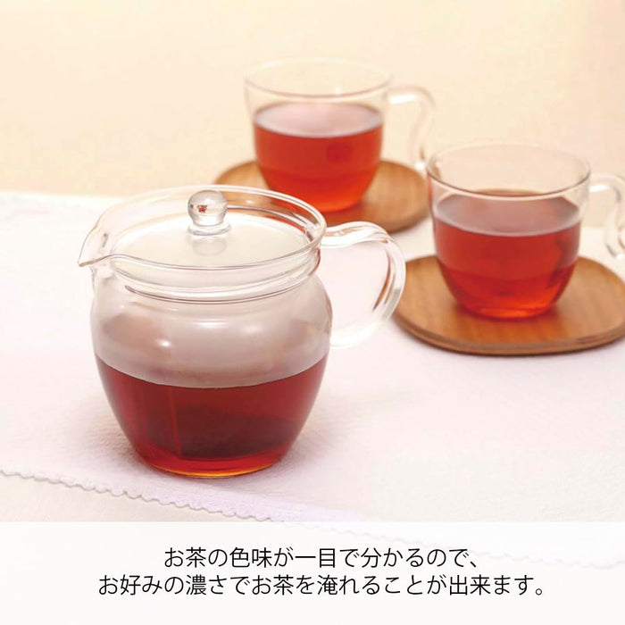 Hario Heat-Resistant Glass Teapot Tea/Jujube 2P 360ml CHRN-2N-Kiichin - The #1 Place for Japanese Goods in Your Hand!